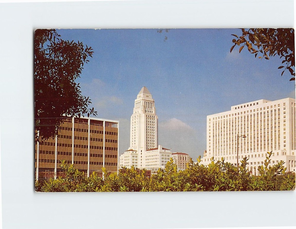 Postcard City Skyline Los Angeles California USA
