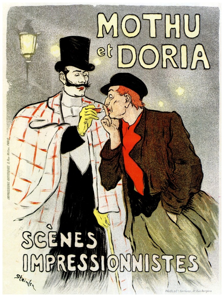 Decor Poster. Morthu & Doria scenes Impressionist. Fine Graphic Design Art 1517