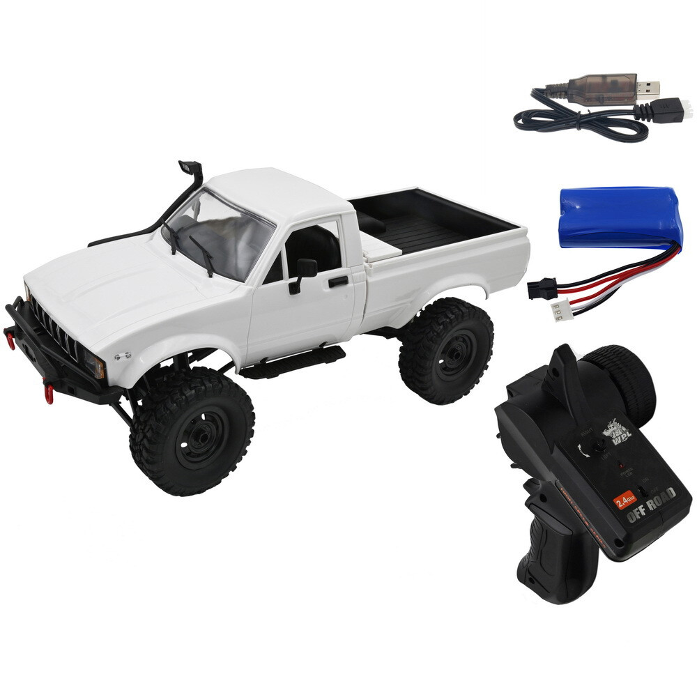 WPL-C24 1:16 RC Military Truck RC Off-Road Hobby Car Rock Crawler RTR 4x4 US