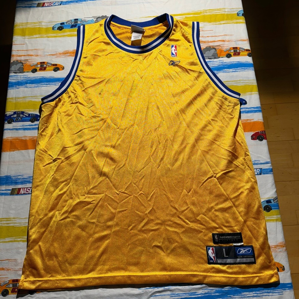 Vintage Golden State Warriors Hardwood Classics 1966-67 Blank Reebok Jersey / L