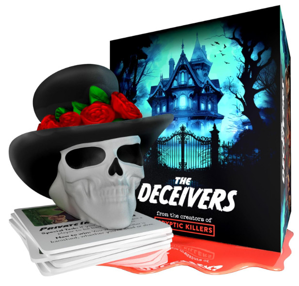 The Deceivers Cooperative Party Card Game Deduction Mystery Cryptic Killers