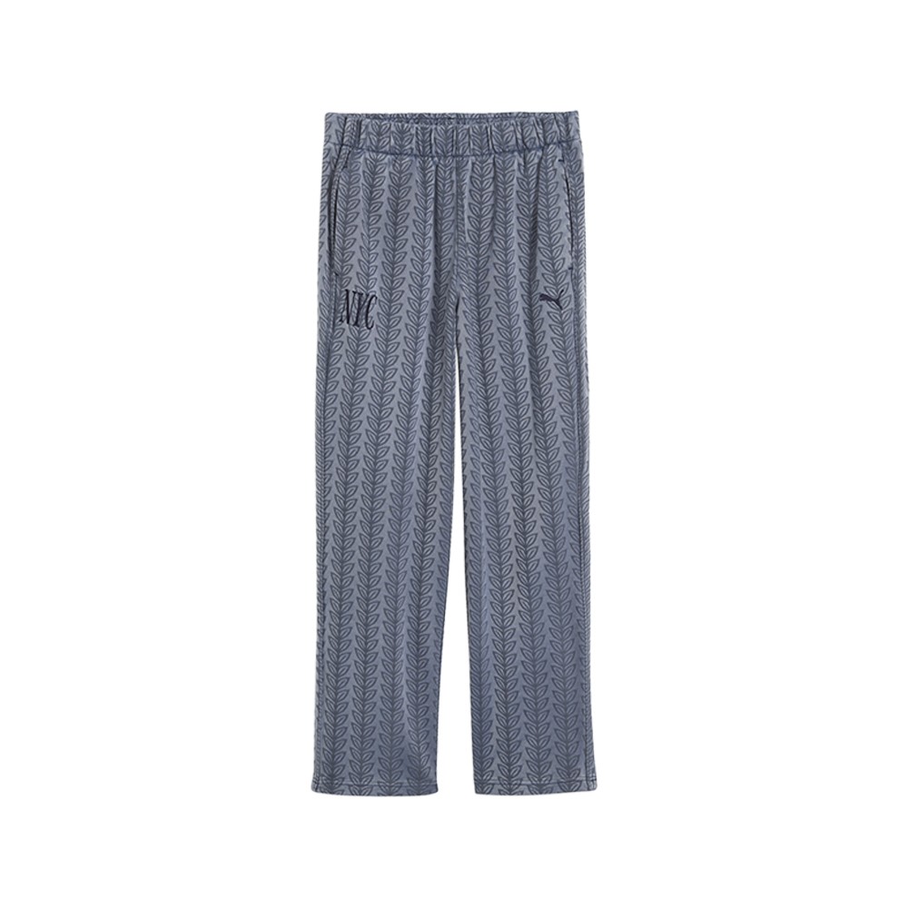 PUMA Nyc T7 Jacquard Track Pants Mens Blue Casual Athletic Bottoms 69333816