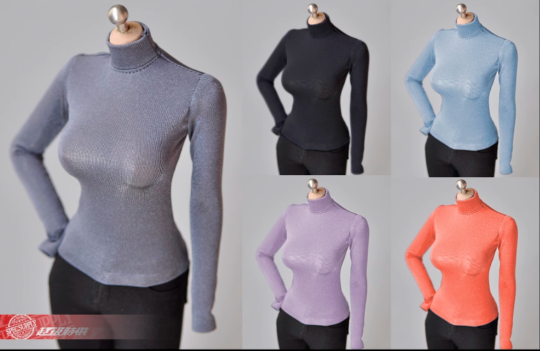 A5-5-7 1/6 Scale Tight Bottoming T-shirt Model for 12