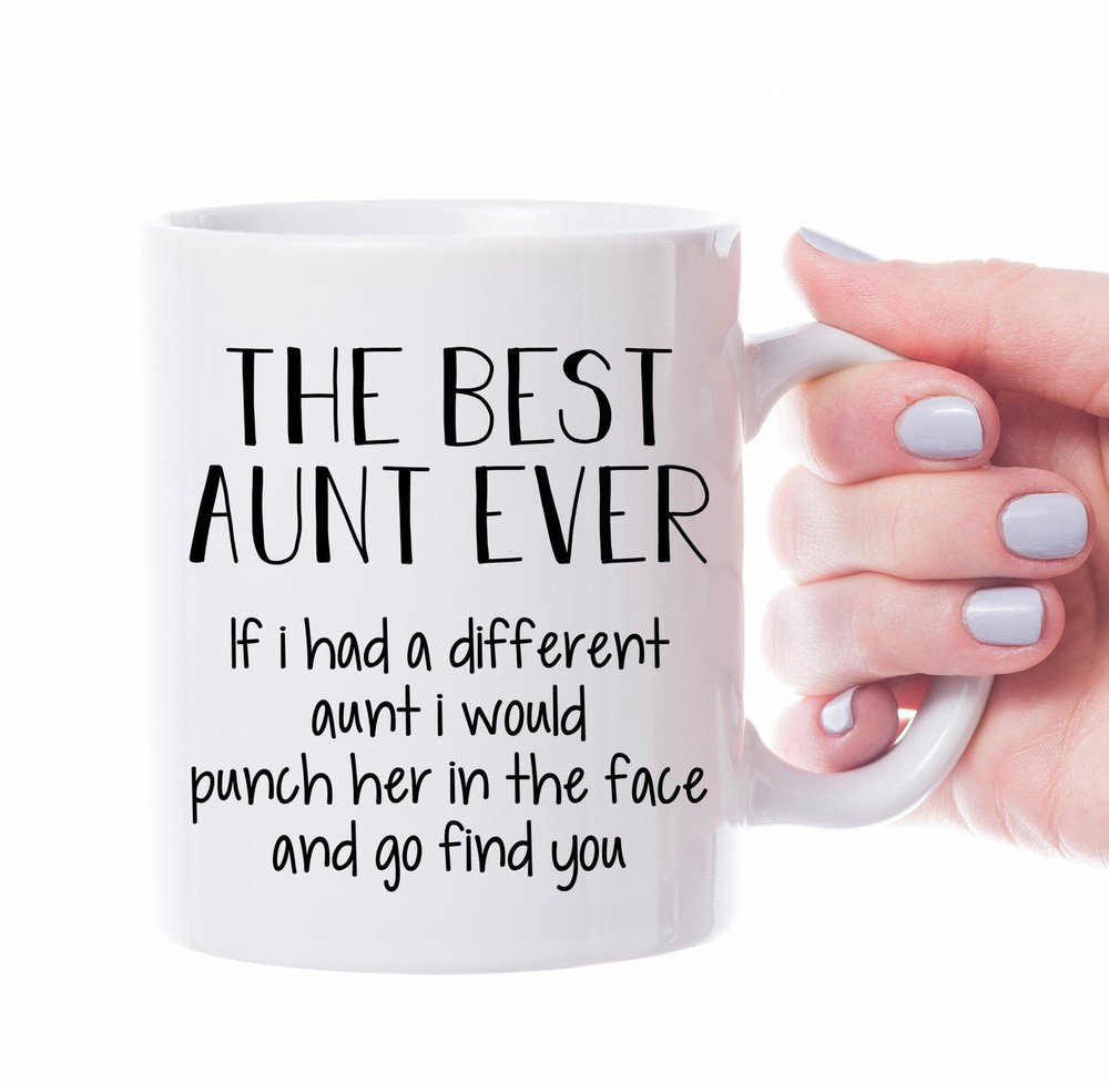 Aunt Coffee Mug Funny Aunt Gift Aunt Reveal Gift Aunt Birthday Gift Best Aunt