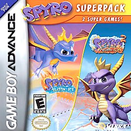 Spyro Superpack Nintendo Game Boy Advance GBA Cartridge VGC SIERRA Video Game