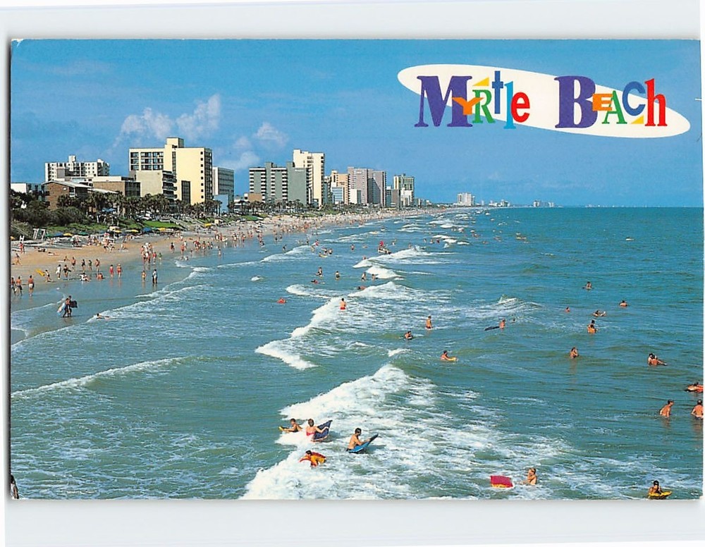 Postcard Greetings From Myrtle Beach South Carolina USA