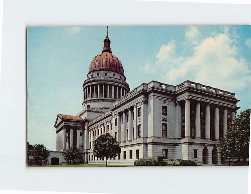 Postcard West Virginia State Capitol Building From East Charleston WV USA