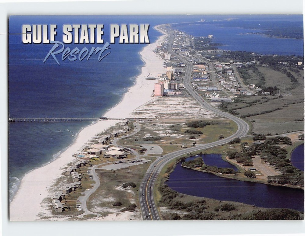 Postcard Gulf State Park Resort Gulf Shores Alabama USA