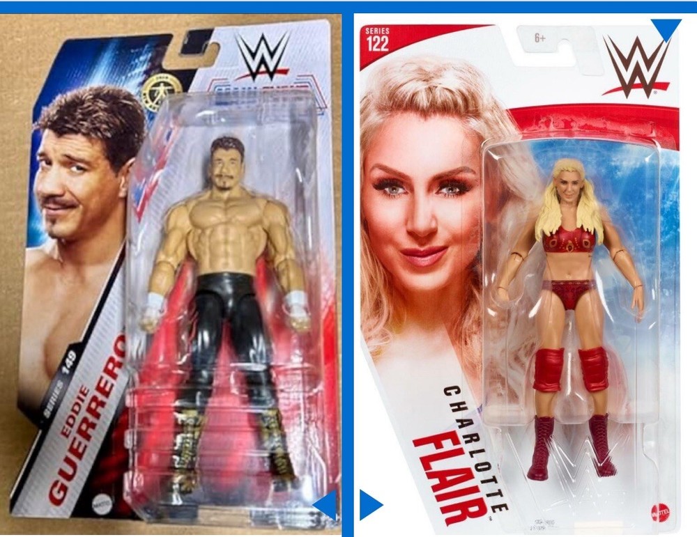 Mattel WWE Lot Of 149 Eddie Guerrero 122 Charlotte Flair New Sealed