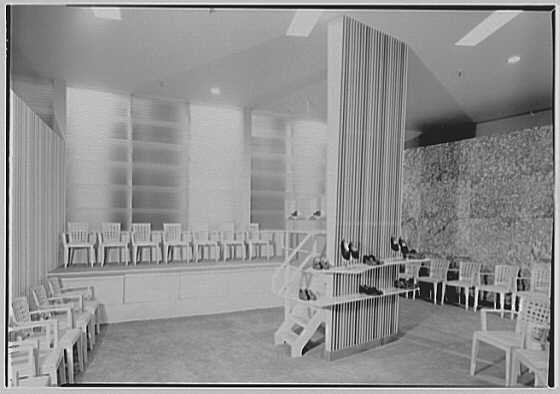 Martin's department store, business in Brooklyn, New York. Children's shoe