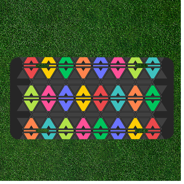 Create Your Own Colorful Geometric Custom Car License Plate