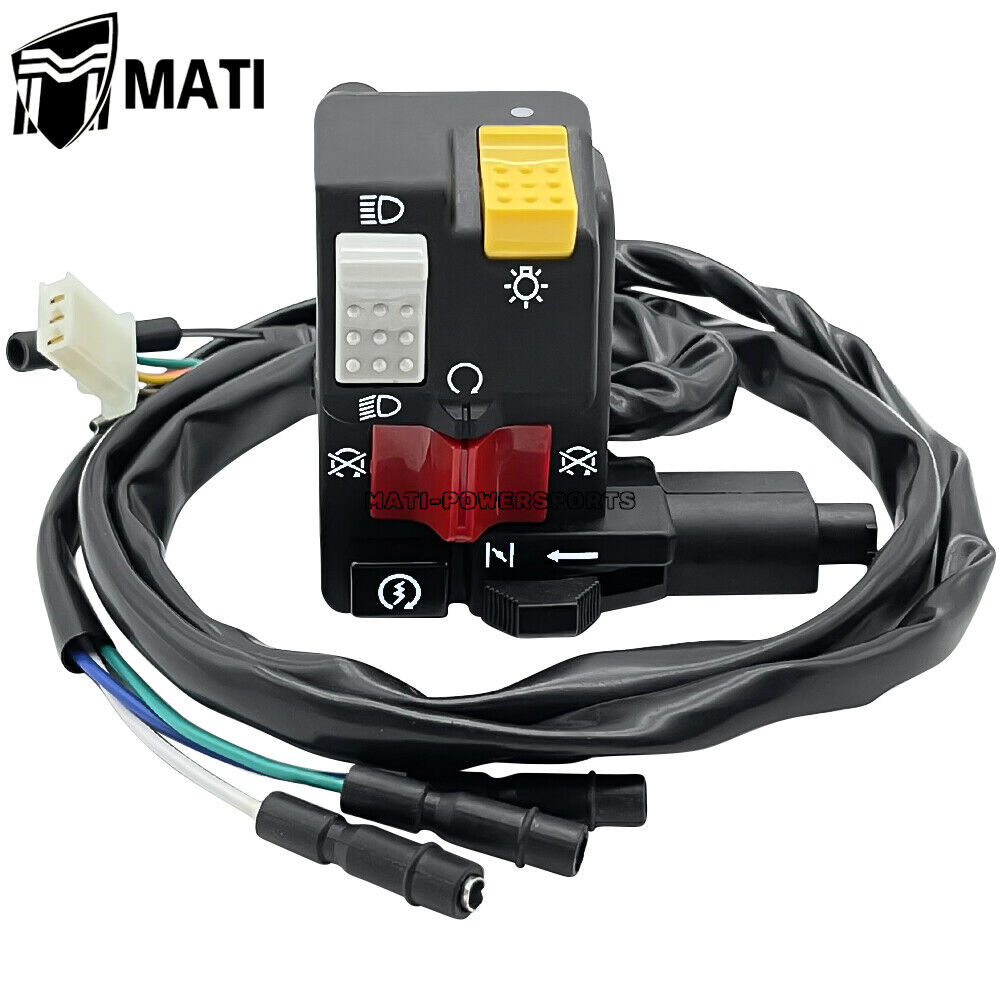 For Honda FourTrax 300 TRX300FW Left Handlebar Start Stop Headlight Choke Switch