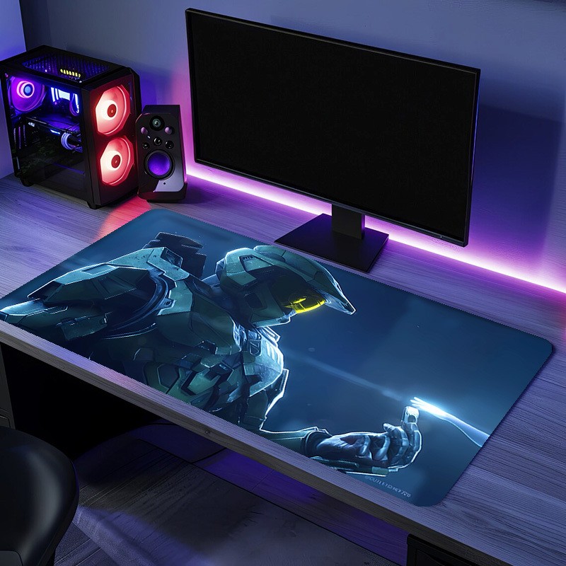 40*90cmMaster Chief 3 Large Gaming Mouse Pad Non-slip Rubber Base Smooth Surface