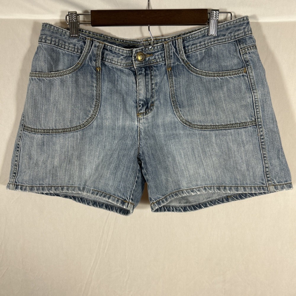 Vintage Tommy Hilfiger Y2K Denim Boyfriend Jean Shorts Light Wash Women’s 12