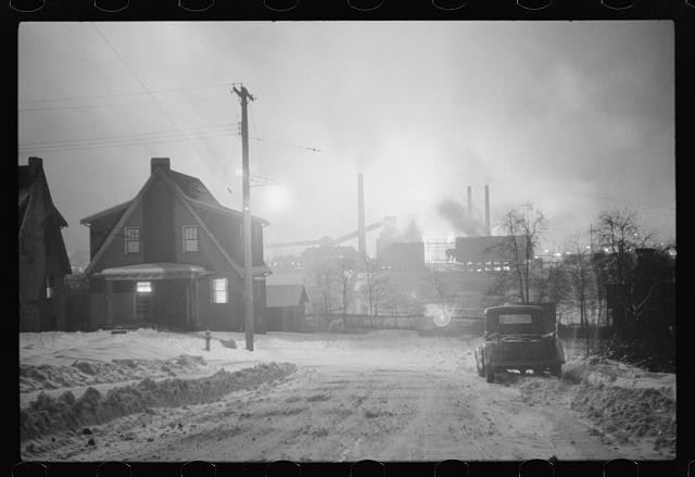 Baden Pennsylvania Aliquippa Plant Jones and Laughlin 1941 Steel Mill