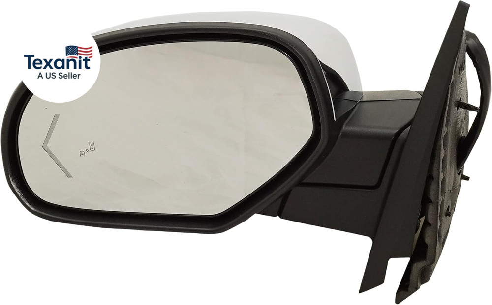 Driver Side Mirror for Chevrolet Tahoe 2007-2014, GMC Yukon, Yukon XL 1500, with