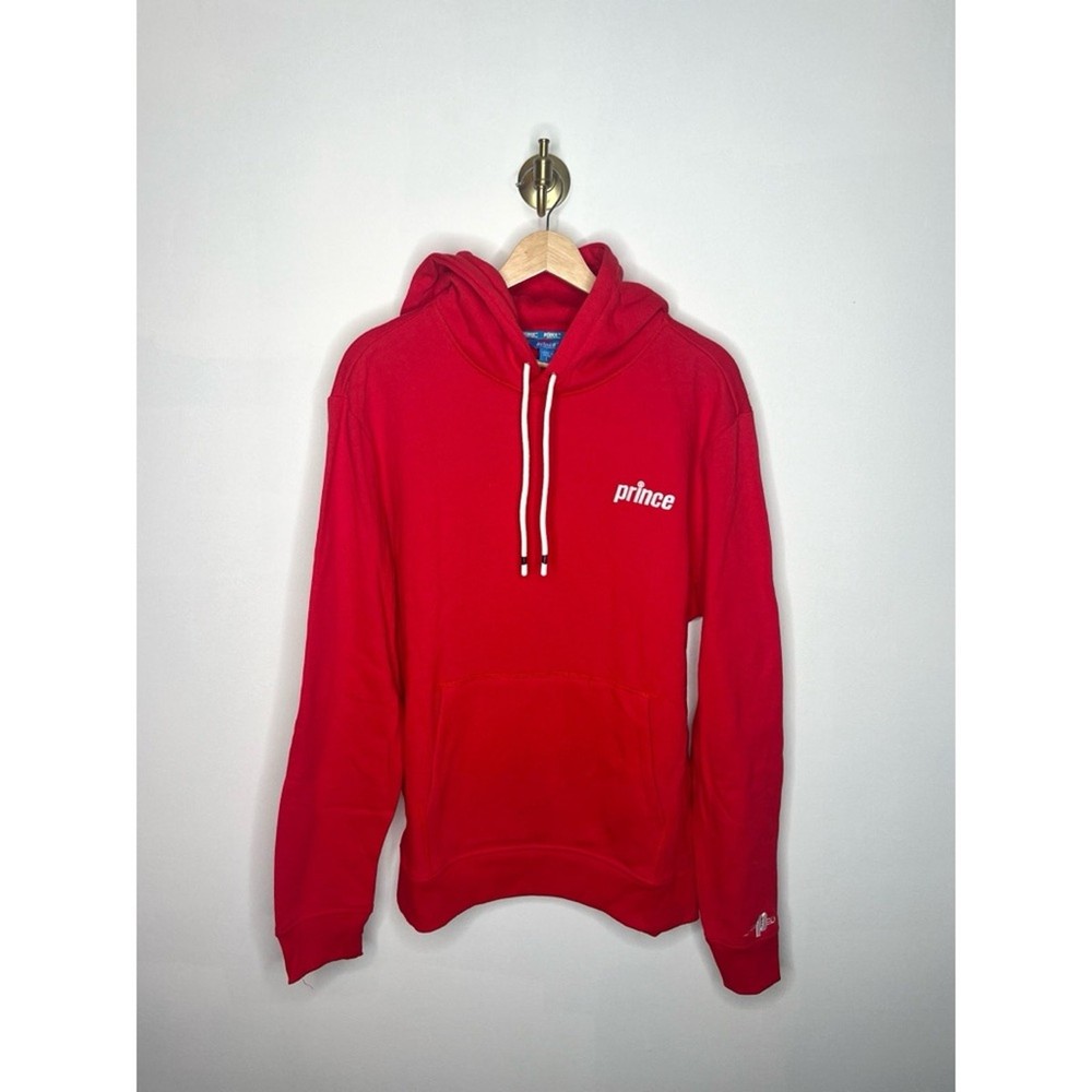 NWT Prince Pickleball Red Hoodie Sweatshirt Sz L