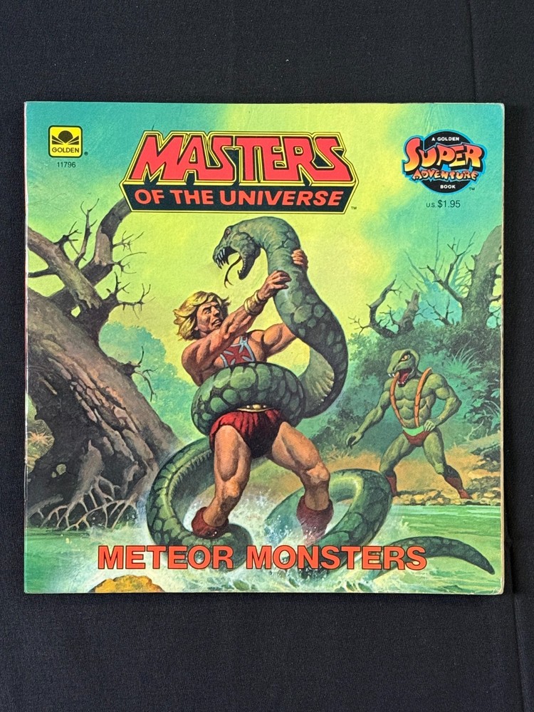Vintage Masters of the Universe Meteor Monsters Golden Book 1985 He-Man MOTU