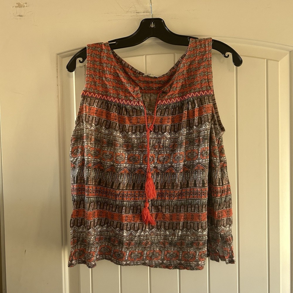 Lucky Brand Womens Boho Top Size Large