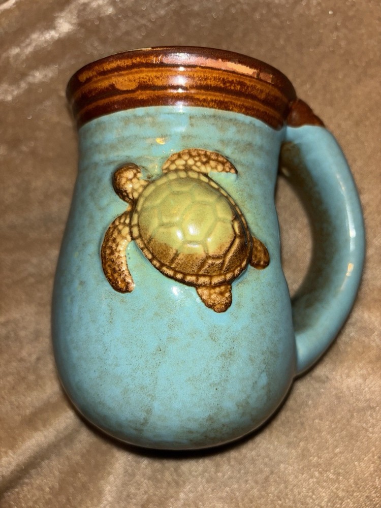 Rustic Cape Shore Cottagecore Pottery Hand Warmer Mug in Chunky Design