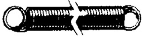 AMZ 5-Pack 6.438 Inch Extension Springs with 0.048 Wire Size