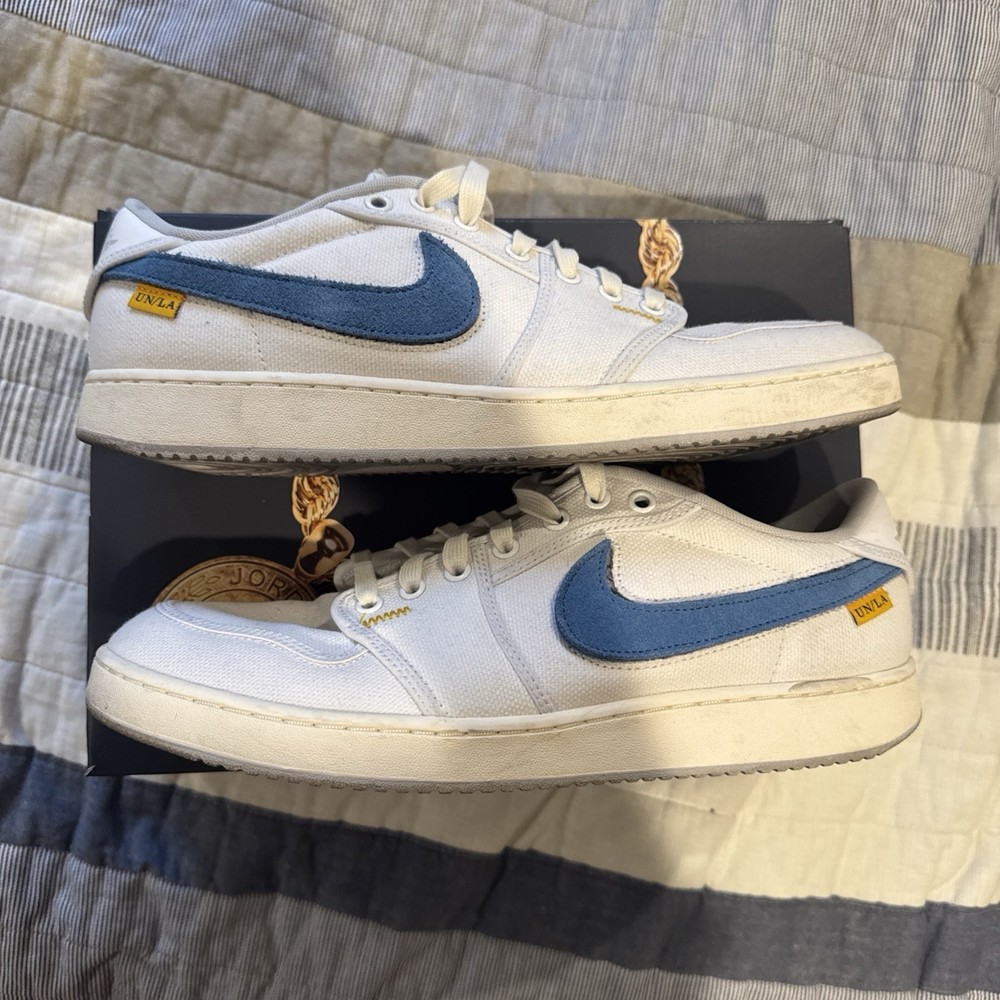 Air Jordan 1 Ko x Union La Low White Size 12