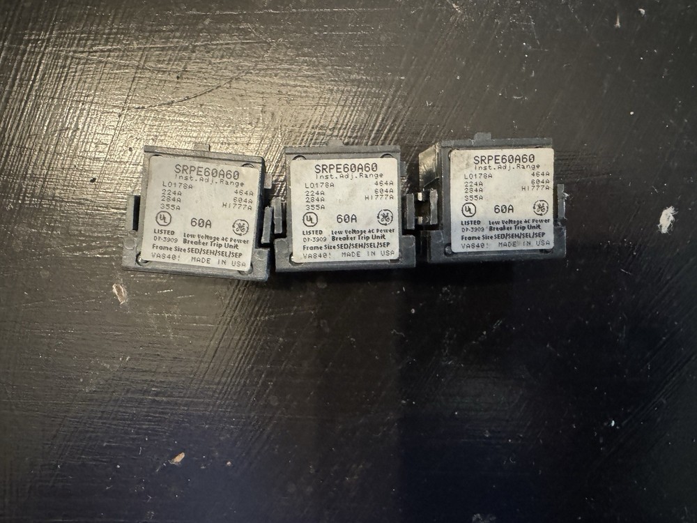 GE SRPE60A60 Circuit Breaker Rating Plug 60 Amp