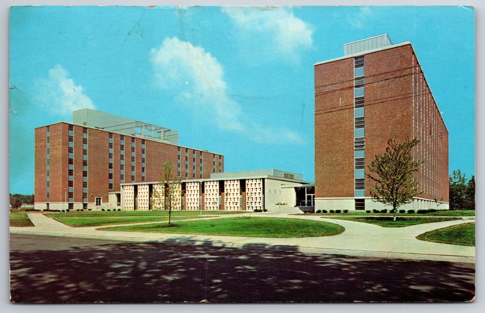 Lafayette Indiana~Purdue University~John McCutcheon Residence Hall~1950s PC