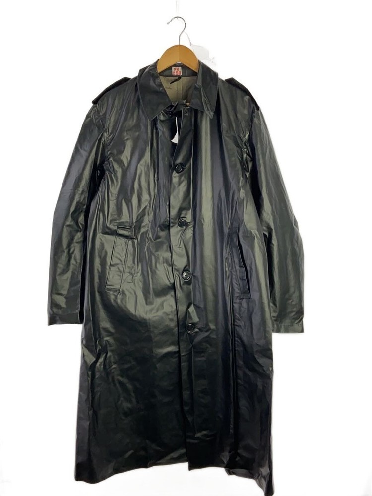 Collins Stainless Steel Collar Coat/50/Blk/Plain 1599