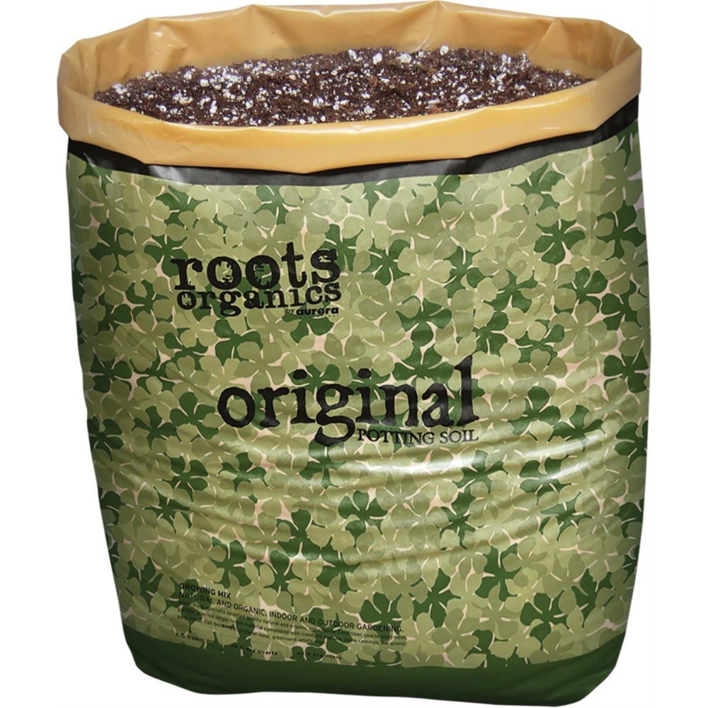 Roots Organics Potting Soil with Mycorrhizae, Plant-in-Bag, .75 CF