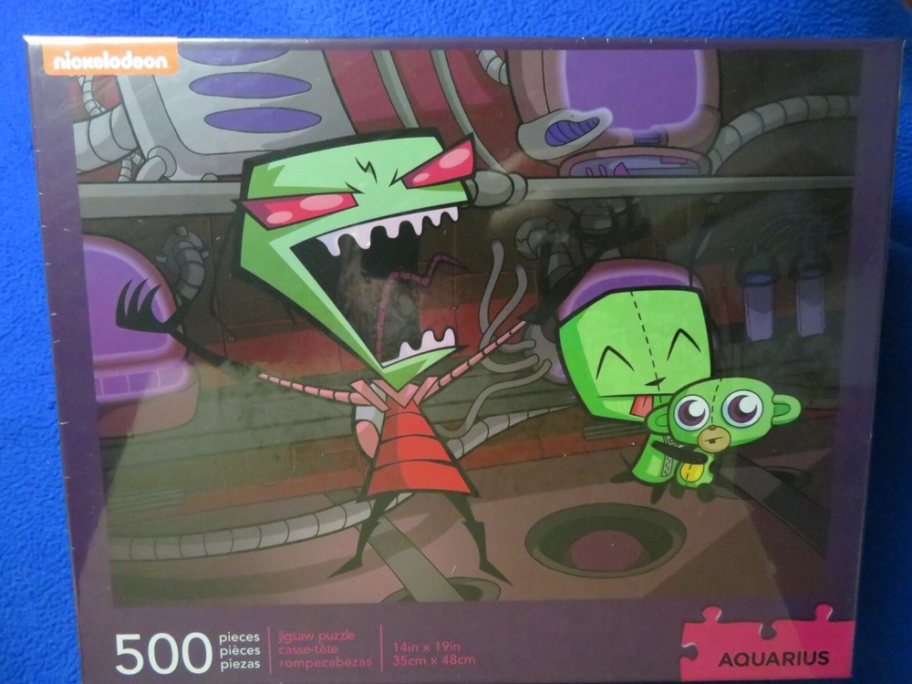 INVADER ZIM 500 PIECE NICKELODEON ZIGSAW PUZZLE FROM AQUARIUS NEW SEALED