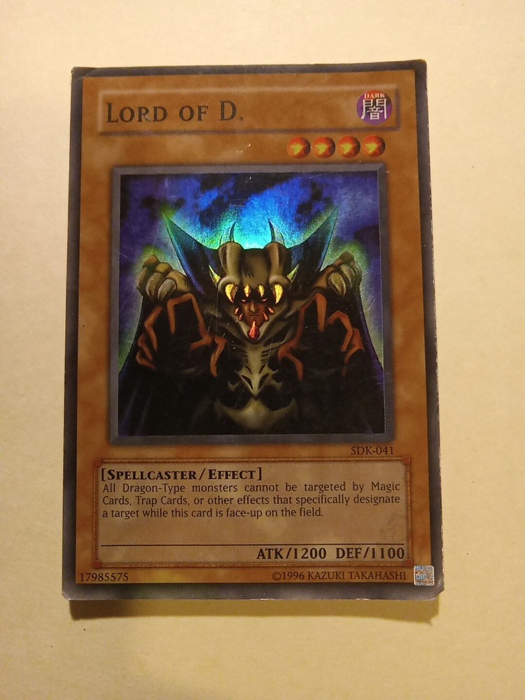 Lord of D SDK-041 Starter Deck Kaiba 1st Edition Rare Yugioh Card