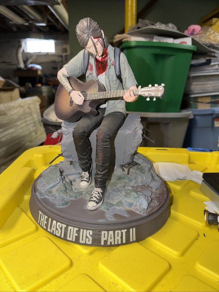 The Last Of Us Part II 2 Collector’s Edition Ellie Statue Figure w/Guitar