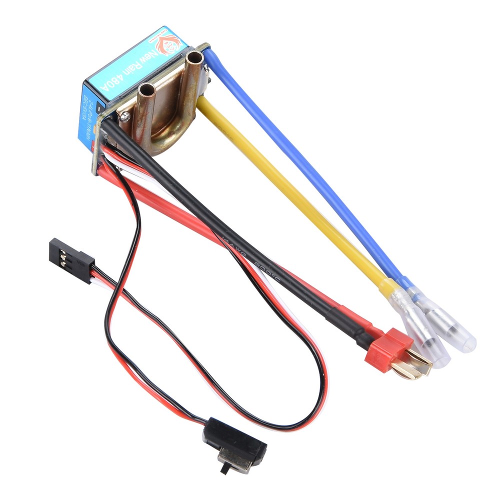 Waterproof 60A Brushed ESC for RC Auto Car Boat Motor Speed Control
