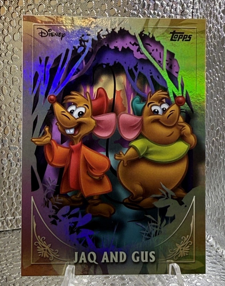 2025 Topps Disney Wonder #FF-4 Jaq and Gus Furry Friends Cinderella Insert