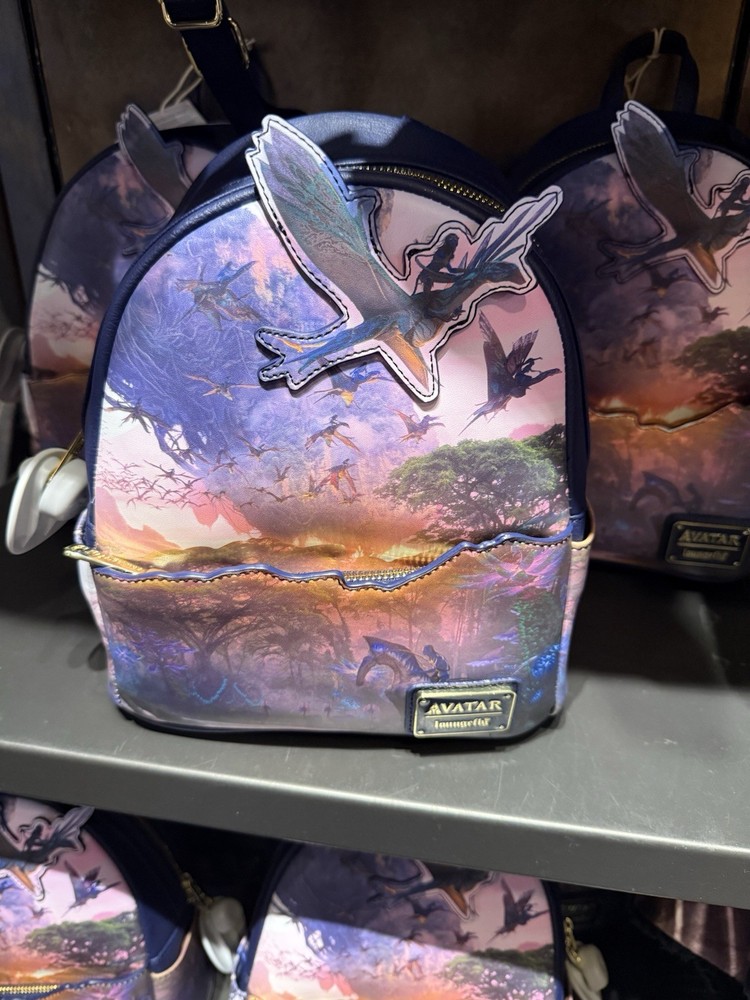 Disney Parks 2025 Avatar Pandora Loungefly Mini Backpack New With Tags