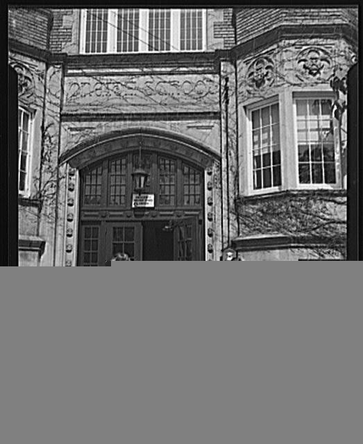 Photo:Schenectady New York Oneida School 1900s Entrance Building
