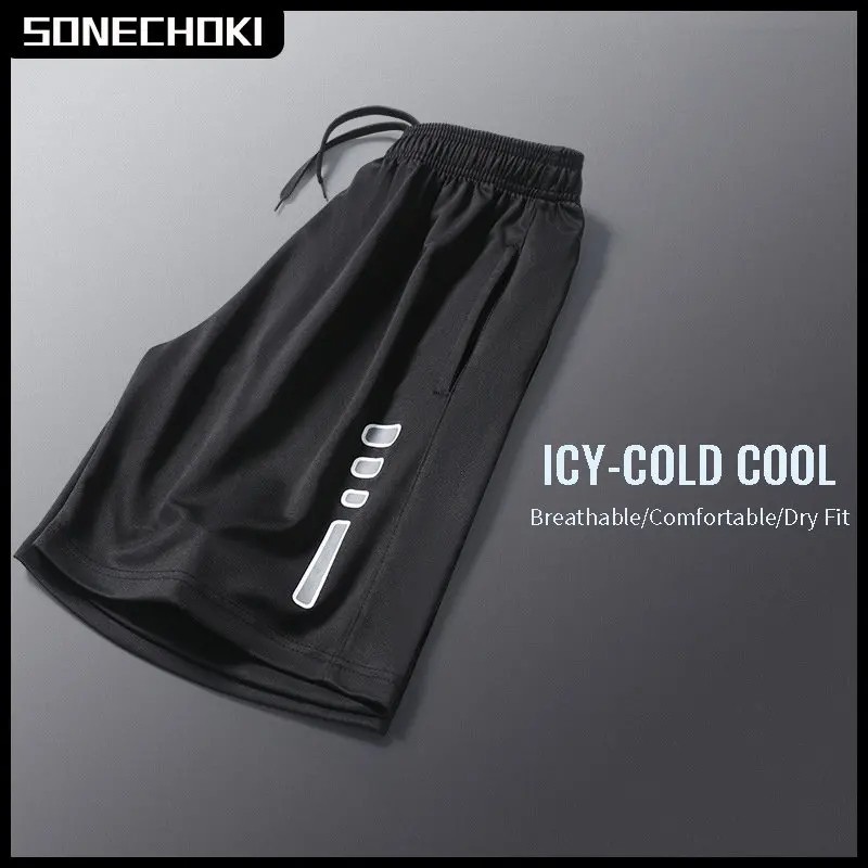 Men's Running Shorts Loose Fit Gym Basketball Workout Breathable Training