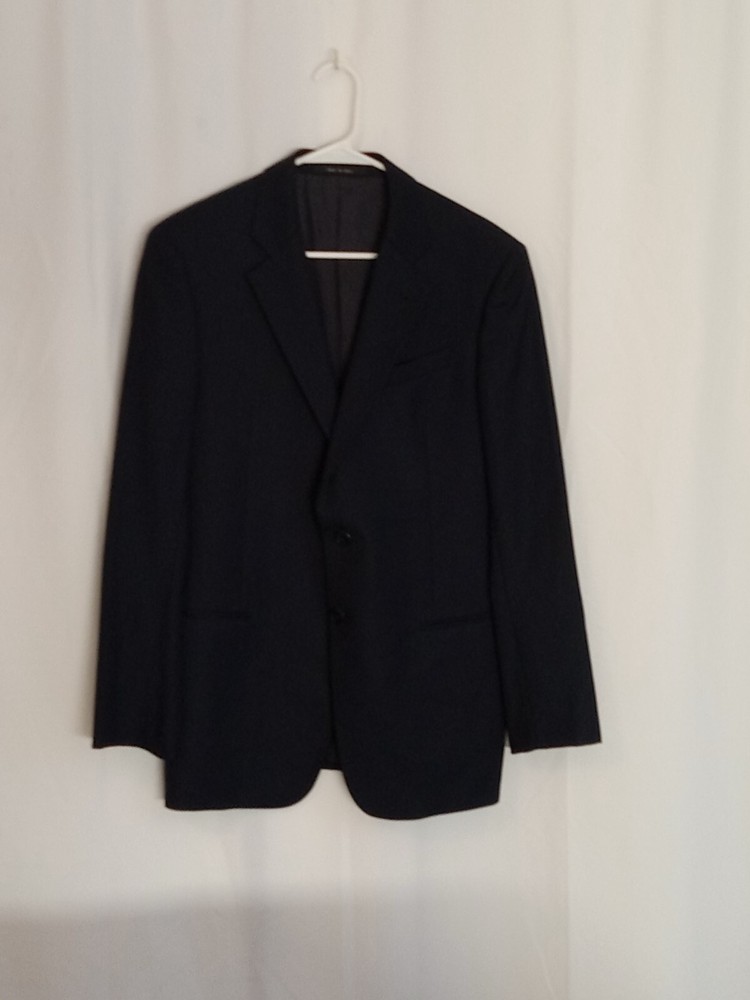 Armani Tailored Navy Blue Suit Coat Blazer Made in Italy by Nordstrom