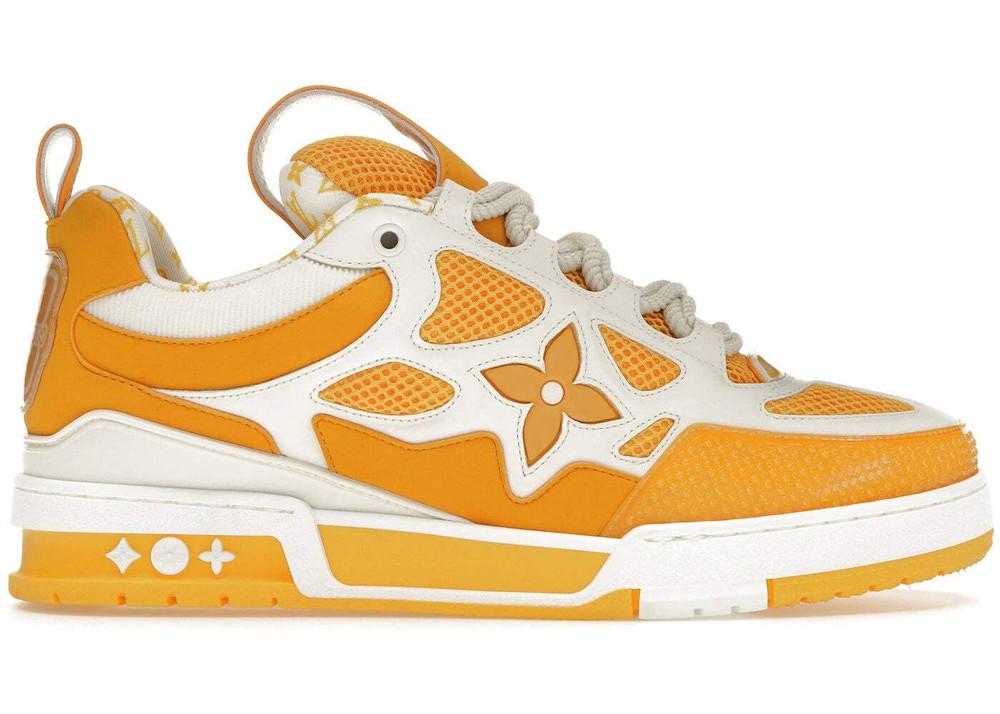 Louis Vuitton LV Skate Sneaker Yellow White - Lightly Worn