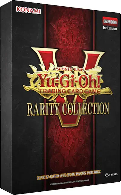 Yu-Gi-Oh Rarity Collection V Box 1st Edition Sealed - 5 All Foil Packs - Konami