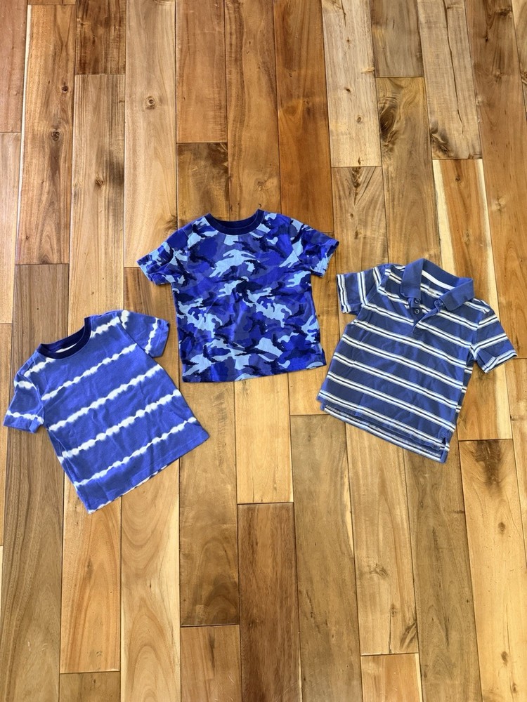 Toddler Boys 3T/4T Blue T-Shirt Lot Of 3