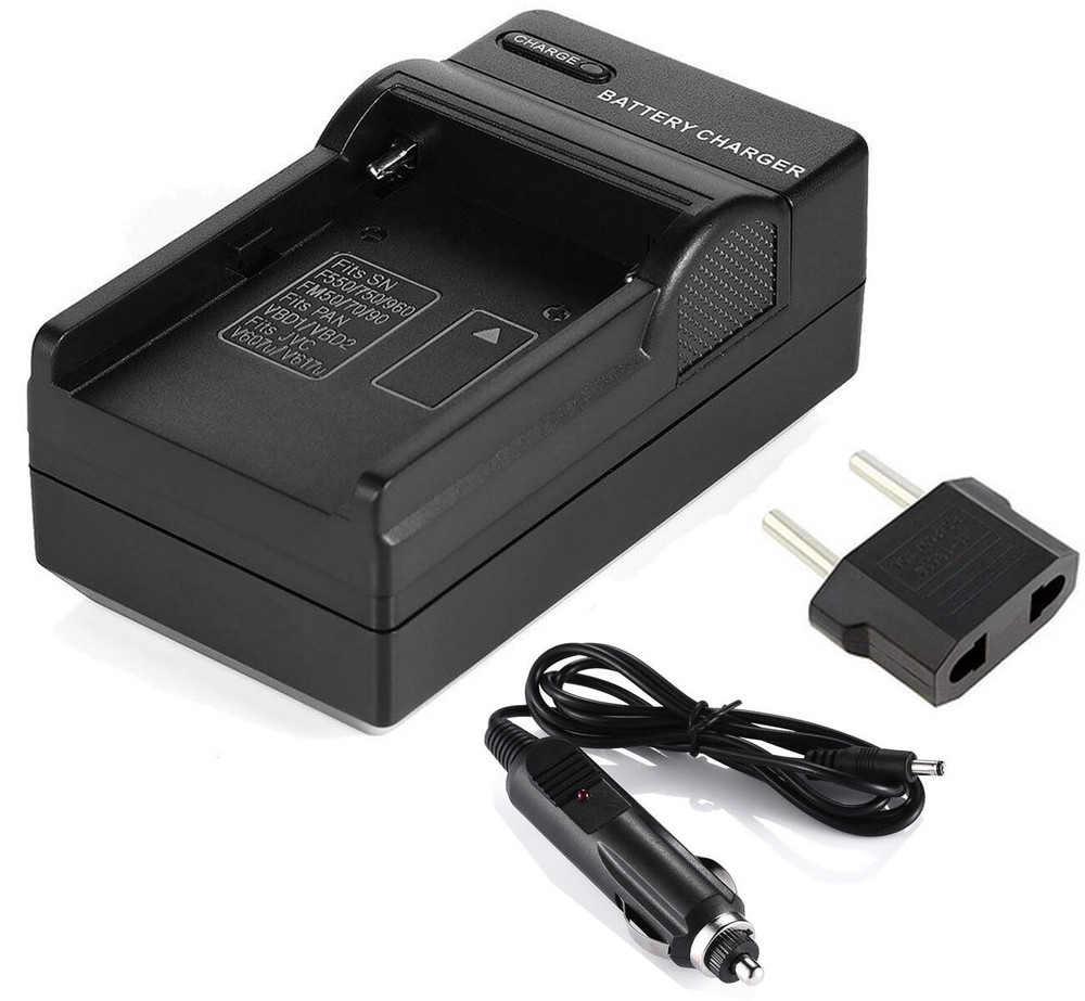 Battery Charger for Sony DCR-TRV510, DCR-TRV520, DCR-TRV530 Handycam Camcorder