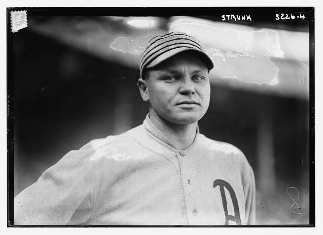 Photo:Amos Strunk Philadelphia Athletics 1914 Baseball Portrait