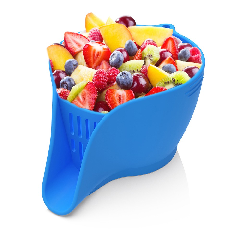 Multifunctional Silicone Drain Basket and Food Strainer
