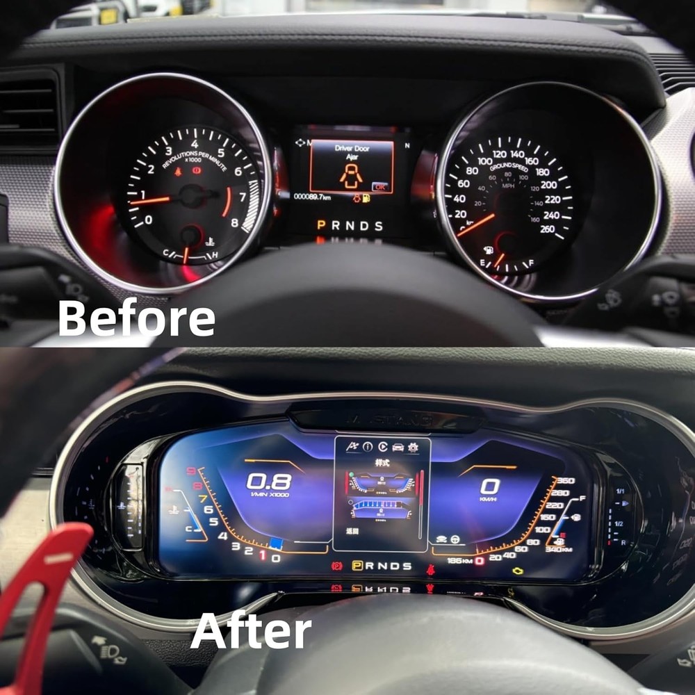 For 2015-2021 Ford Mustang 12.3