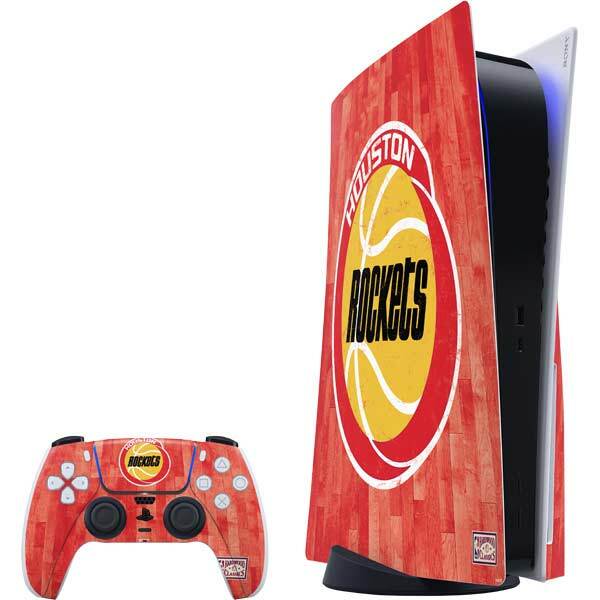 NBA Houston Rockets PS5 Bundle Skin - Houston Rockets Hardwood Classics