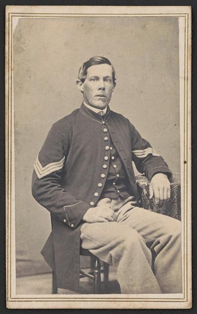 Photo:Alexandria Va Union Soldier CDV Civil War 1860s Portrait