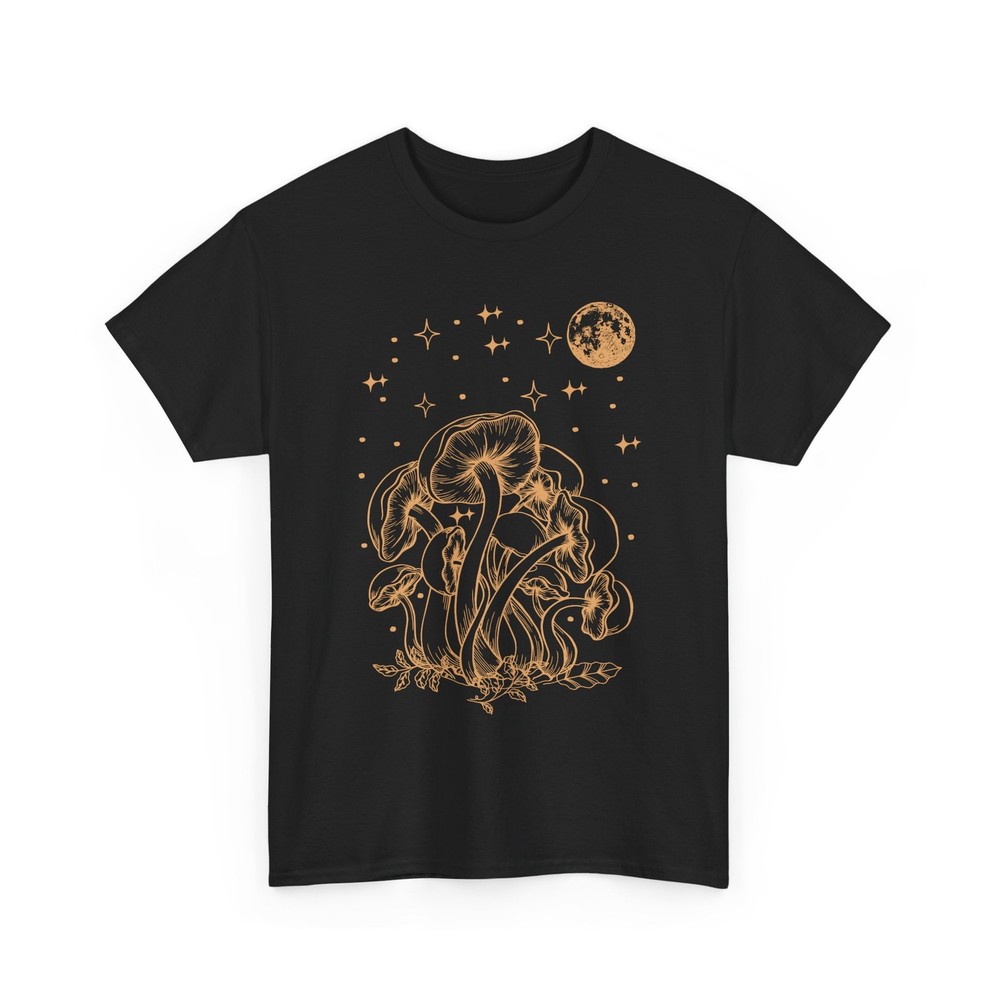Cottagecore Aesthetic Mushrooms T-Shirt, Mushrooms Lovers Moon Women Men Shirt