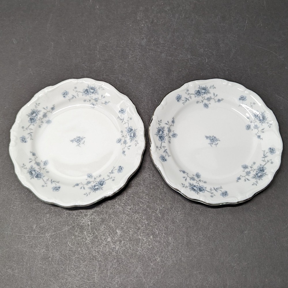 Johann Haviland Blue Garland Bread Plates 6 1/4
